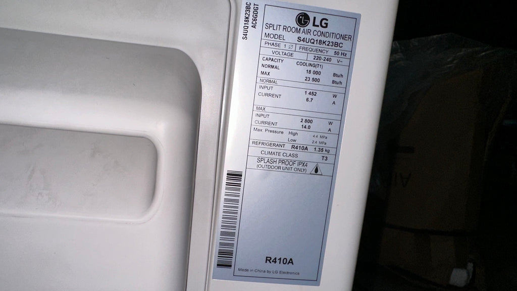 LG S4NQ18K23BC Dual inverter AC T3